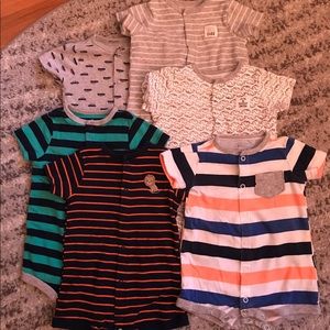 Carters Simple Joys Snap Up Romper (set of 6)